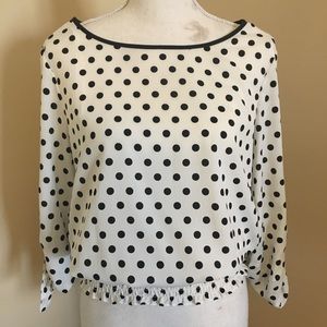 Michael Kors White & Black blouse